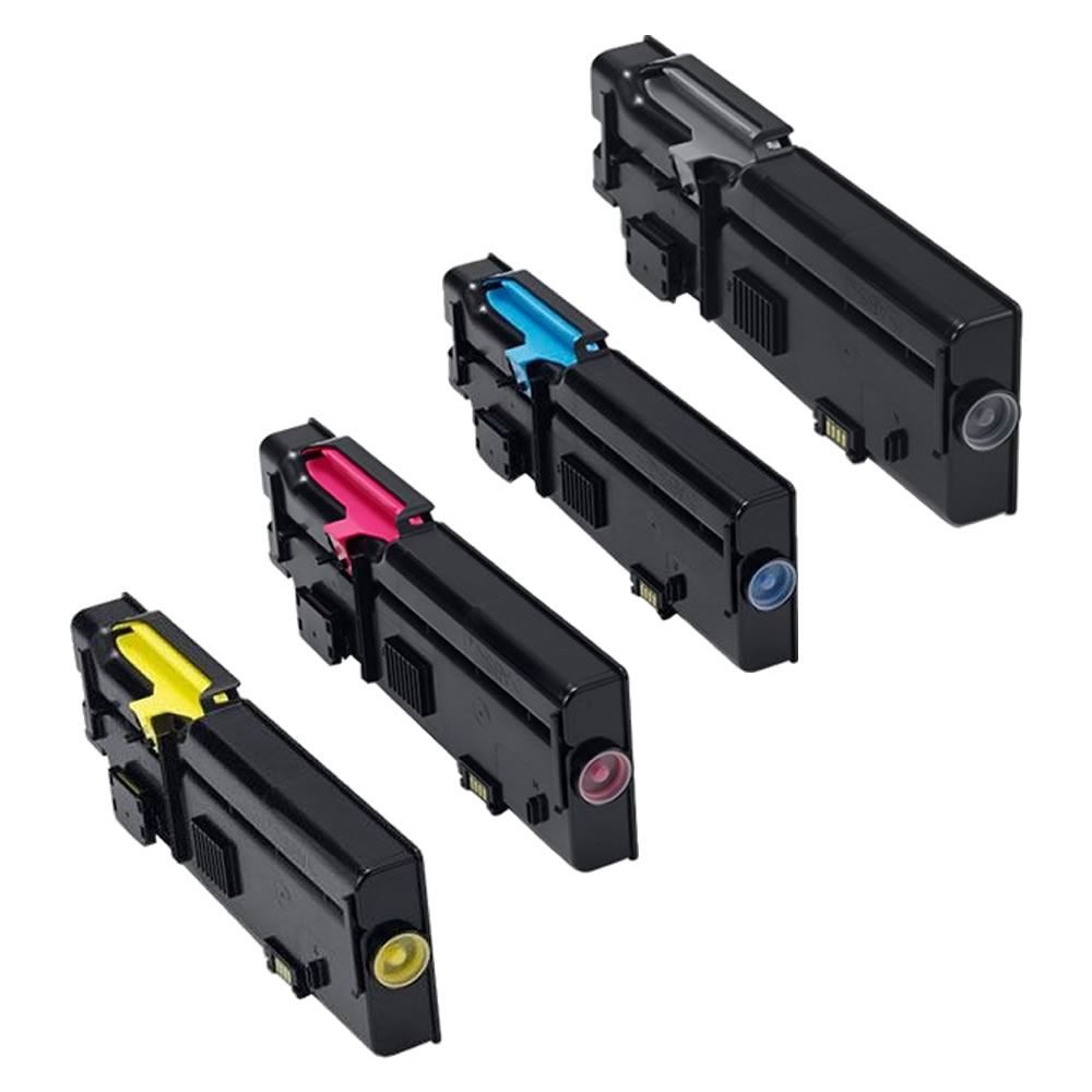 Dell 593-BB Compatible Toner Cartridge Multipack (Black,Cyan,Magenta,Yellow)